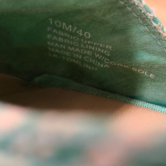 Lucky Brand Green Wedge Summer Shoes Womens size 10 - Picture 6 of 6